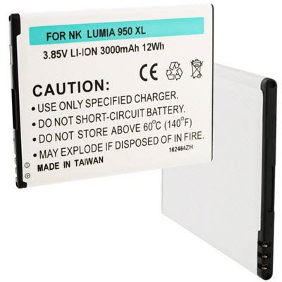 Microsoft and Nokia Lumia 3350mAh Replacement Battery - Main Image