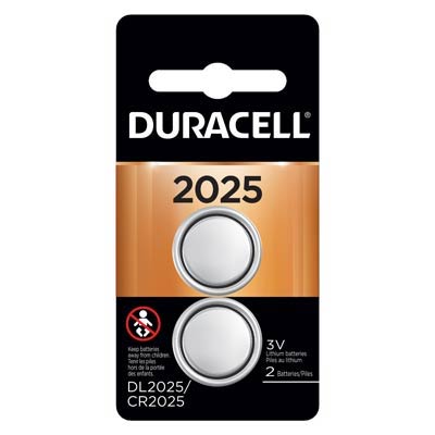 Duracell 3V 2025 Lithium Coin Cell Battery - 2 Pack - Main Image