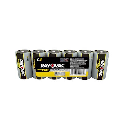 Rayovac UltraPro C Alkaline Battery - 6 Pack - Main Image