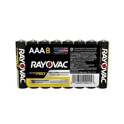 Rayovac UltraPro AAA Alkaline Battery - 8 Pack - Main Image