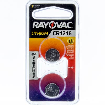 Rayovac 3V 1216 Lithium Coin Cell Battery - 2 Pack - Main Image