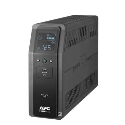 APC Back-UPS PRO 1350VA 10-Outlet/2 USB UPS Battery Backup and Surge Protector - Main Image