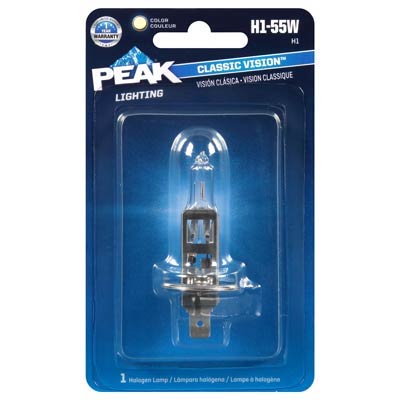 Peak H1 55W Classic Vision Automotive Bulb - 1 Pack