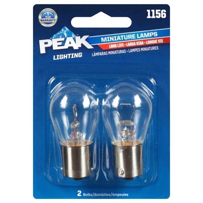 Peak 1156 Miniature Bulb - 2 Pack
