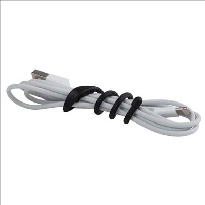 Nite Ize Gear Tie® Cordable™ Twist Tie 6 inch - 2 Pack (Black)