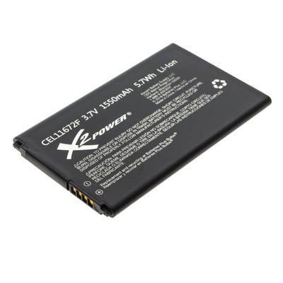 LG 3.7V 1550mAh Replacement Battery - Main Image