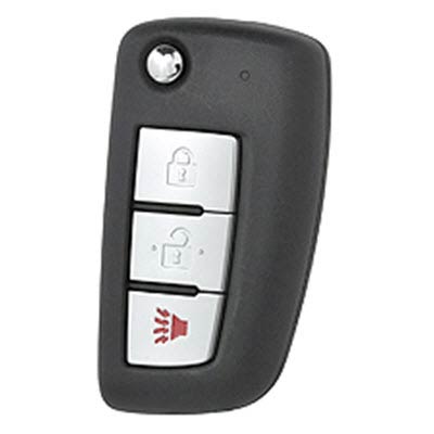Three Button Key Fob Replacement Flip Key Remote For Nissan Vehicles - Main Image