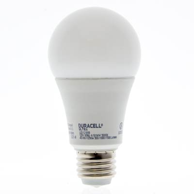Duracell Ultra 100 Watt Equivalent A21 5000k Daylight Energy Efficient 3-Way LED Light Bulb